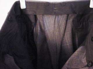   42R Fine Charcoal Herringbone Plaid Wool 2 Pc Suit AUSTIN REED  