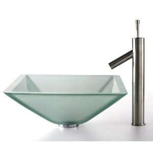   Vessel Single Bowl Bath Sink CGVS901FR19MM1000AB: Kitchen & Dining