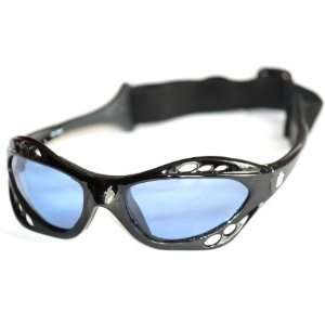 Black Frame Blue Lens Polarized Sunglasses Floating Water Jet Ski 
