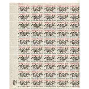  American Music Sheet of 50 x 5 Cent US Postage Stamps NEW 
