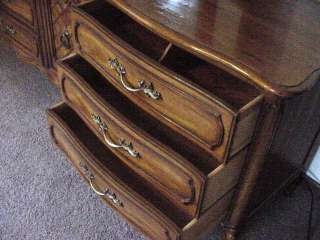 Thomasville CAMILLE Bedroom Suite Queen Bed Nightstand Armoire Dresser 