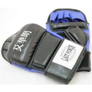   Leather Wristwrap Heavy Bag Gloves Boxing Gloves