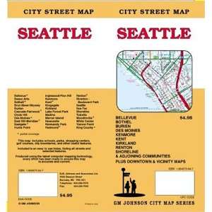 Seattle City Street Map 9781894570848  Books