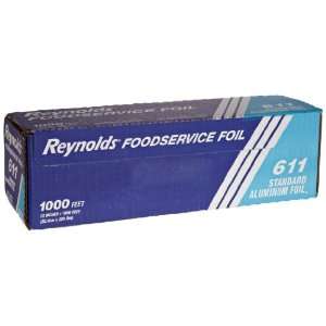 Reynolds 611 1000 Length, 12 Width, Standard Aluminum Foil Roll 