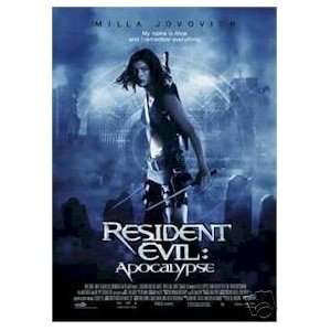 com Resident Evil  Apocalypse Intl Original 27x40 Double Sided Movie 