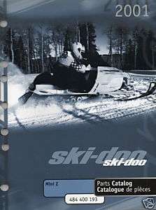 2003 SKI DOO SNOWMOBILE MINI Z PARTS MANUAL NEW  