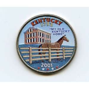  U.S. State Quarters Colorized Kentucky 2001 Everything 