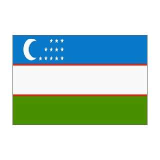  Uzbekistan Flag Nylon 4 ft. x 6 ft.