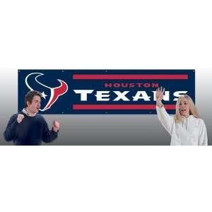  Houston Texans 8ft Embroidered Banner Flag House/Tailgate 