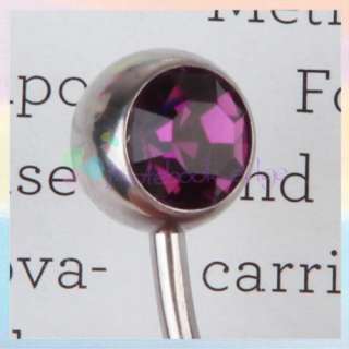 Purple Titanium Ball Belly Button Navel Ring Lover Gift  