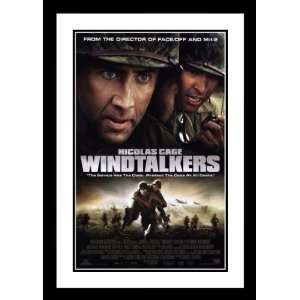 Windtalkers Framed and Double Matted 32x45 Movie Poster Nicholas Cage 