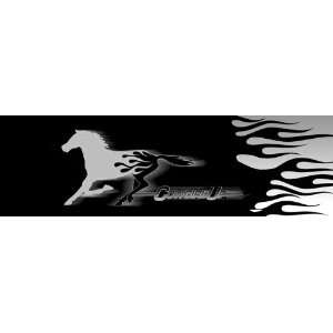 Cowgirl Up Flame Horse Window Graphics from Vantage Point Concepts 