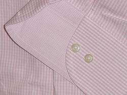 HARRY & SONS ITALY PINK WHITE DRESS SHIRT 15.5 x 39 NWT  