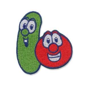    Veggie Tales Bob & Larry Iron On Patch Arts, Crafts & Sewing