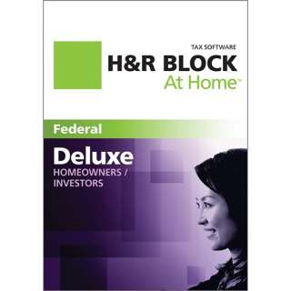 Block At Home Deluxe 2011 Tax Preparation Windows Macintosh 