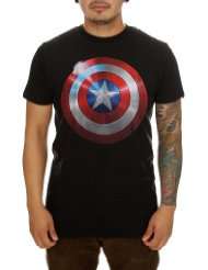 Marvel Universe The Avengers Captain America Shield T Shirt