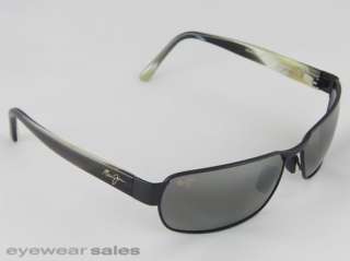 Maui Jim Sunglasses BLACK CORAL Matte Black, Neutral Grey 249 2M NEW 