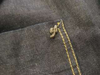   Exchange men workwear denim jeans jacket blazer casual coat S  