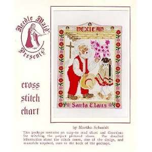  Mexican Santa Claus   Cross Stitch Pattern Arts, Crafts & Sewing