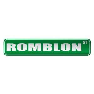     ROMBLON ST  STREET SIGN CITY PHILIPPINES: Home Improvement
