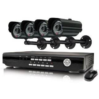   SWA43 D3C5 8 Channel H.264 DVR and 4 CCD Weather Resistant Cameras