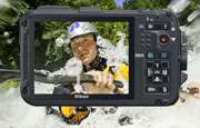 Nikon Coolpix AW100 Shock & Waterproof GPS Digital Camera Black 16.0 