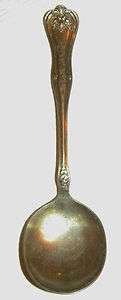   1880 Antique Silverplated Silverplate Soup Spoon, GREAT DEAL  