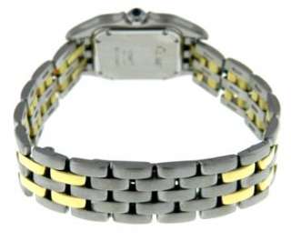 Authentic Ladies Cartier Panthere Two Row 18K Gold/Stainless Steel 