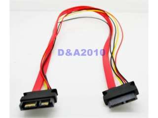   SATA Cable 13pin (7+6pin) male to Female extension Power combo cable