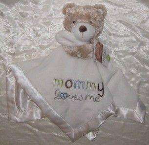Carters bear lovey blanket mommy loves me NWT boy 022253227980  