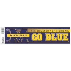  Michigan Wolverines Bumper Sticker / Decal Strip *SALE 