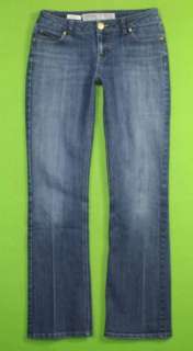 Mossimo Bootcut Low Rise sz 7 Stretch Womens Juniors Blue Jeans Denim 