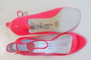 NWB Diesel Shoes Cream Pink Fluo 100% Authentic  