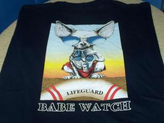 Chihuahua LIFEGUARD   BABE WATCH T Shirt   XXXL 3X New!  