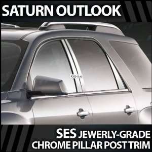  2007 2010 Saturn Outlook 6pc. SES Chrome Pillar Trim Covers 