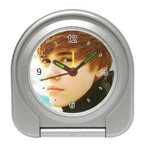 Look Its Justin Bieber Collectible Travel Alarm Clock  