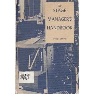   The Stage Managers Handbook bert and hamilton, Frank Gruver Books