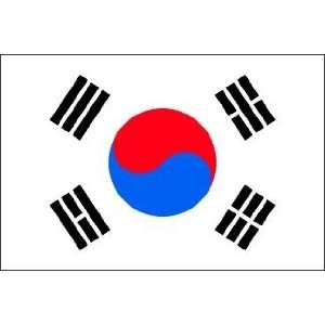  3 x 5 Feet Peoples Republic of Korea Poly   outdoor 