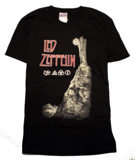   Zeppelin Zoso Wizard Reaper Guy T Shirt Size Medium M (38 40) on Hanes