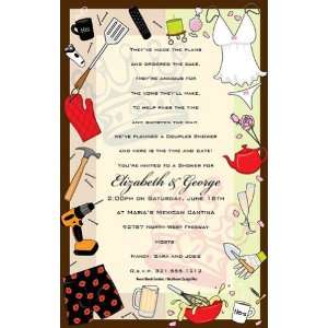 Bridal and Wedding Shower Invitations   His and Her Shower Invitation 