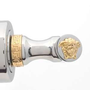 Versace Home Gold Chrome Door Handles New and Authentic Medusa Greek 
