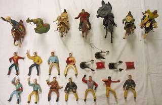 22 Old Hartland cowboy Indian horse saddle toy western collection NR 