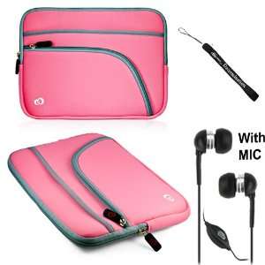  Pink Retro Slim Protective Soft Neoprene Cover Carrying 