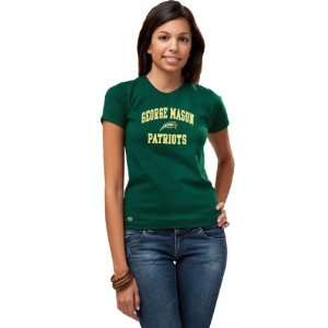  George Mason Patriots Womens Perennial T Shirt: Sports 