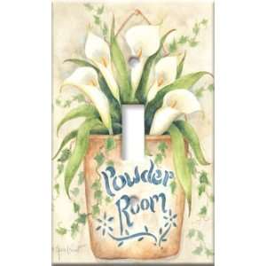  Switch Plate Cover Art Powder Room Bathroom S