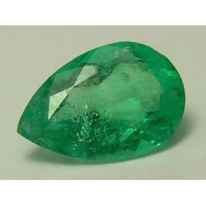  5.34cts Wonderous Natural Loose Colombian Emerald Pear 