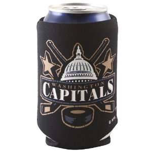  Washington Capitals Black Logo Can Coolie: Sports 