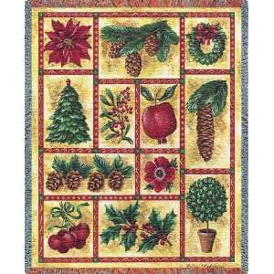  Christmas Collage Afghan or Throw PC 2445 T