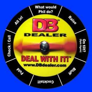  DB Dealer Decision Maker Spinner Poker Card Cover Sports 