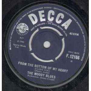   OF MY HEART 7 INCH (7 VINYL 45) UK DECCA 1965 MOODY BLUES Music